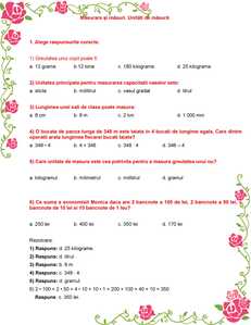 Unitati de masura probleme rezolvate clasa a IV a 1 Unitati de masura probleme rezolvate clasa a IV a 1