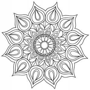 mandala de colorat mandala de colorat