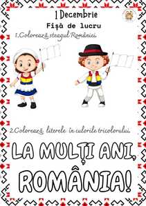 1 decembrie fisa de lucru