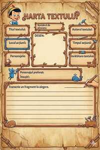 fisa de lectură Pinocchio fisa de lectură Pinocchio