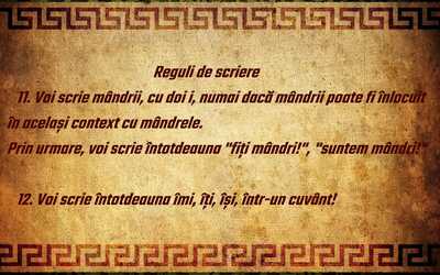 scriere corecta mandrii mandrele
