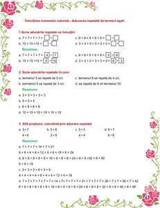 Inmultirea numerelor naturale clasa a III a exercitii rezolvate scoalalatimp.net Inmultirea numerelor naturale clasa a III a exercitii rezolvate scoalalatimp.net