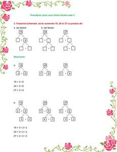 Inmultirea cand unul dintre factori e 3 exercitii rezolvate Inmultirea cand unul dintre factori e 3 exercitii rezolvate