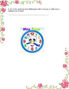 masurarea timpului ora saptamana clasa I scoalalatimp.net3 masurarea timpului ora saptamana clasa I scoalalatimp.net3