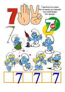 planse clasa pregatitoare cifre de afisat in clasa7