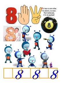 planse clasa pregatitoare cifre de afisat in clasa8