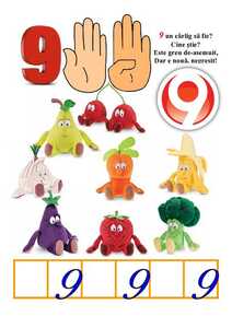 planse clasa pregatitoare cifre de afisat in clasa9